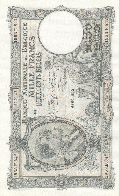 Beschrijving voorzijde: ALBERT/ELISABETH